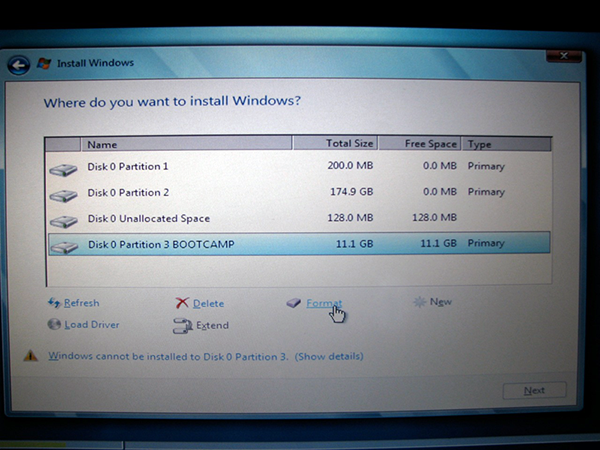 Bootcamp Windows 7 64